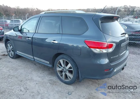 2013 Nissan Pathfinder Platinum из США, поврежденный, VIN 5N1AR2MM8DC667546